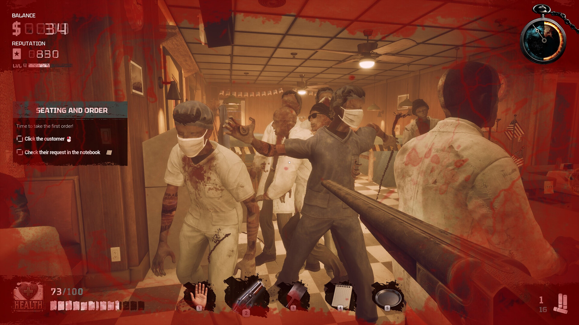 Zombie Diner Simulator 🥩 💀 official in-game screenshot 1