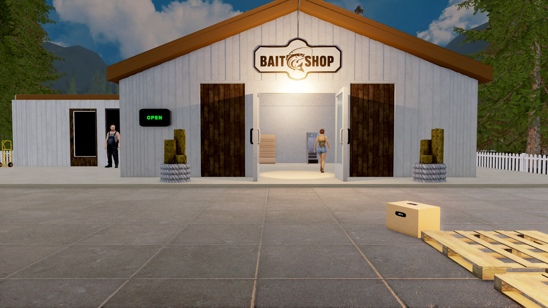 BAIT & TACKLE STORE SIMULATOR official in-game screenshot 1
