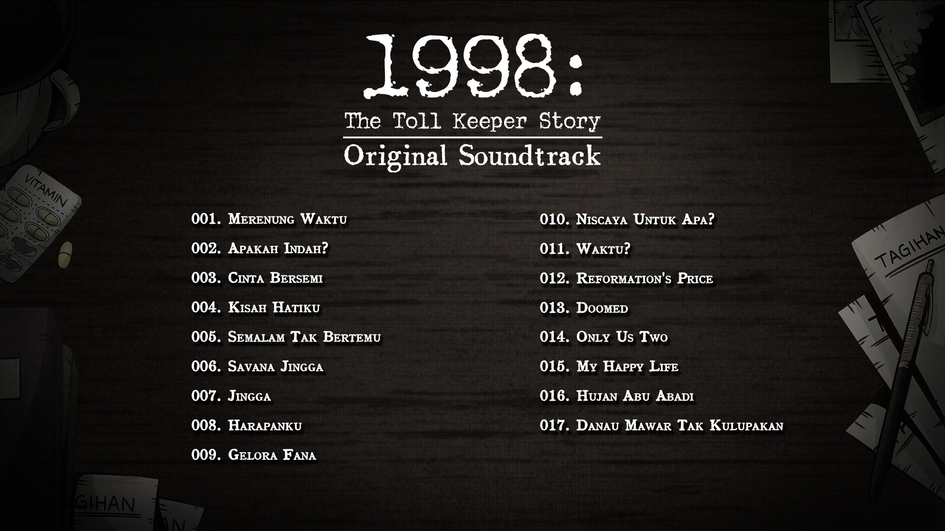 1998: The Toll Keeper Story Original Soundtrack official in-game screenshot 1