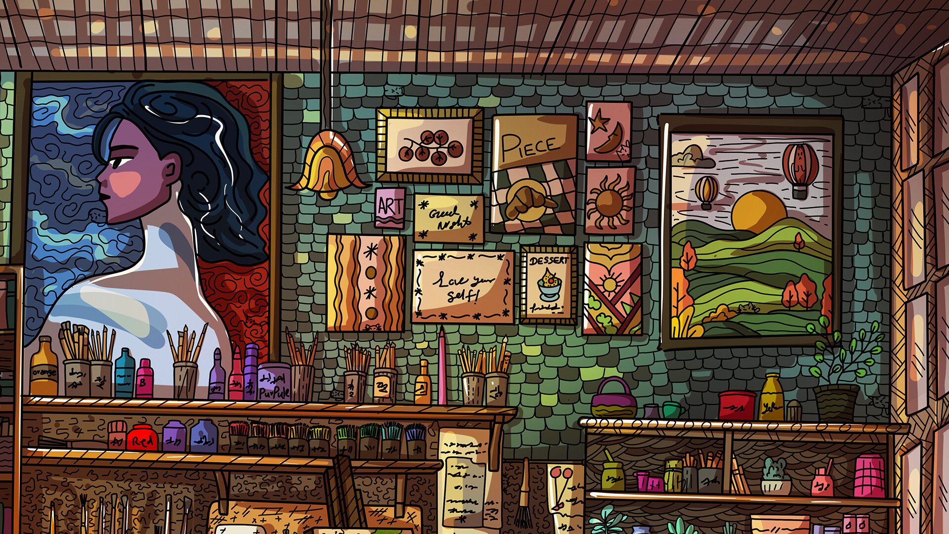 100 Artroom Cats official in-game screenshot 1