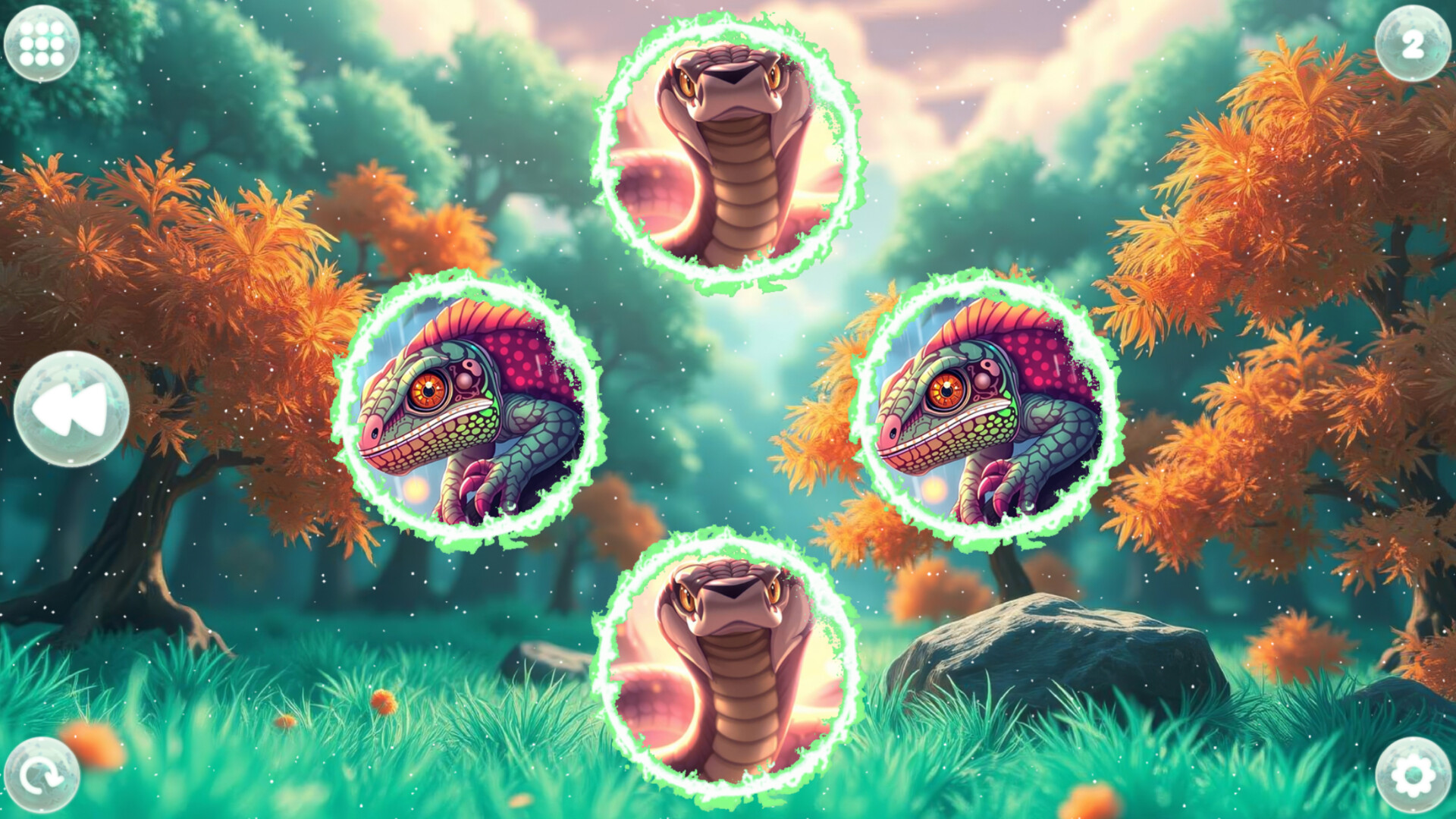 Anime Dream Match: Reptiles official in-game screenshot 1