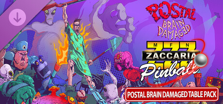 Zaccaria Pinball - POSTAL Brain Damaged Table Pack cover artwork