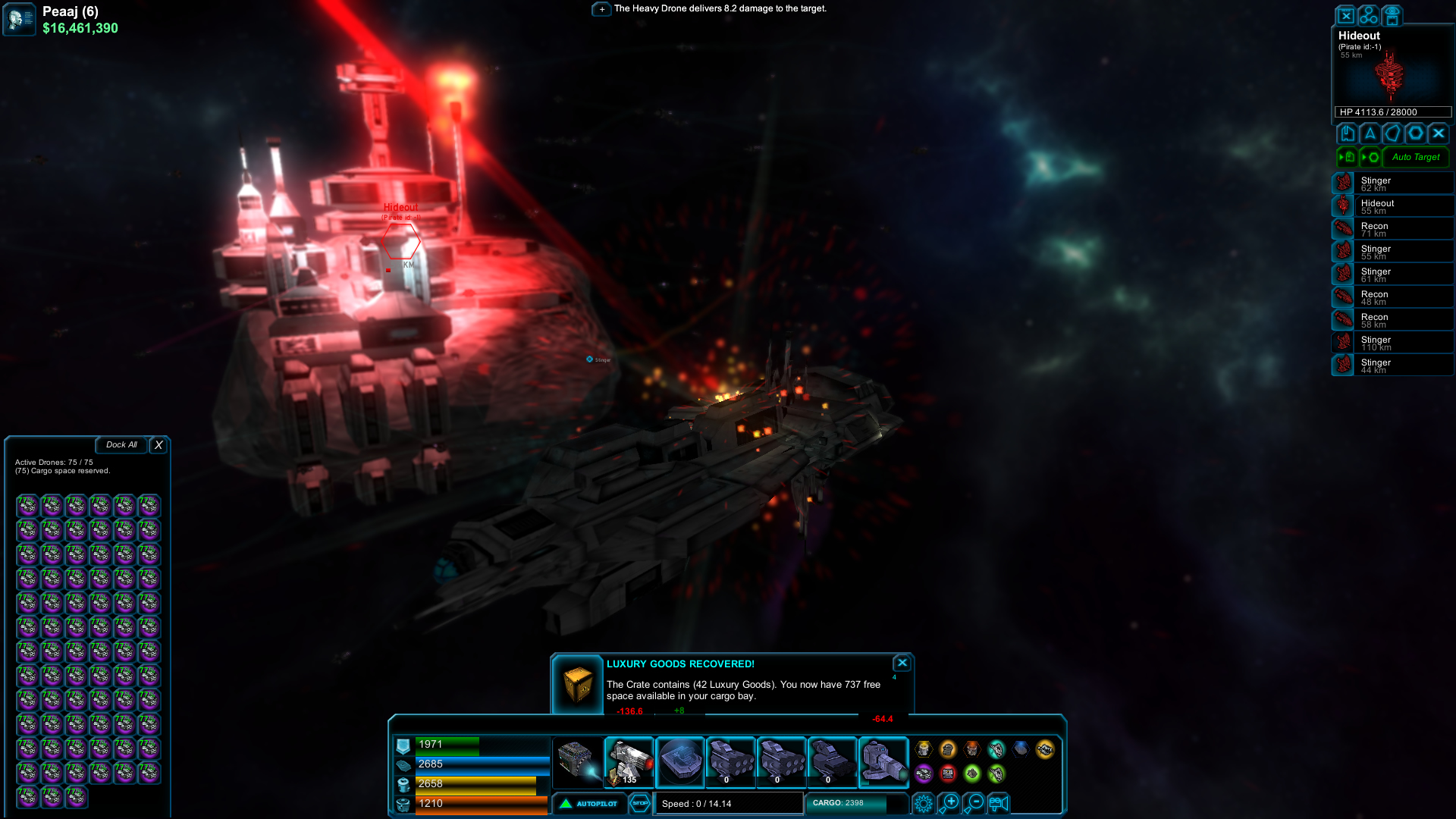 Astrox: Hostile Space Excavation official in-game screenshot 1