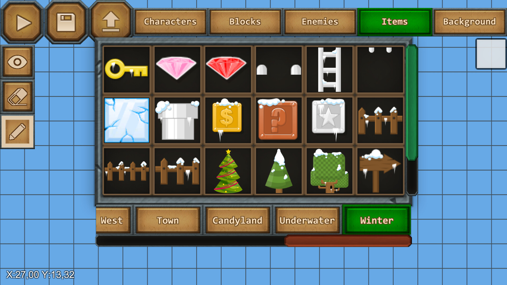 Winter Theme for Epic Game Maker official in-game screenshot 1