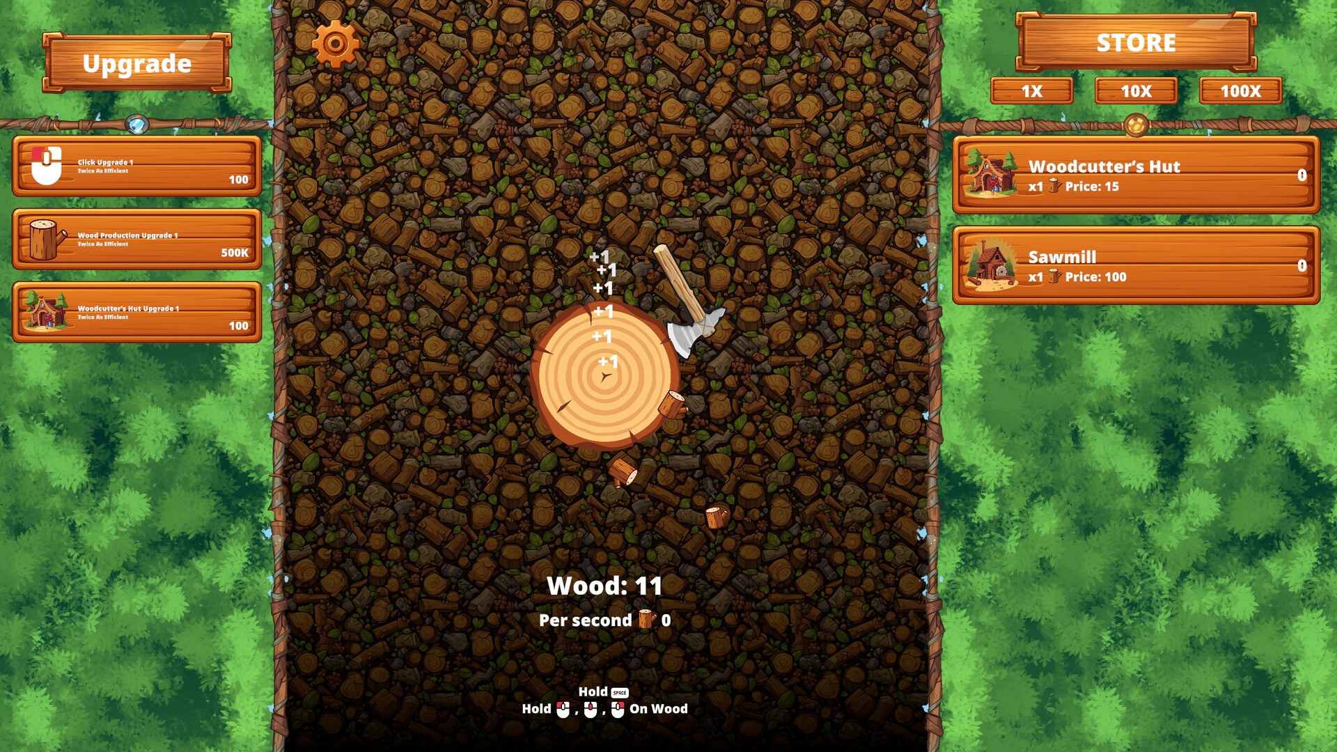 Wood Clicker official in-game screenshot 1