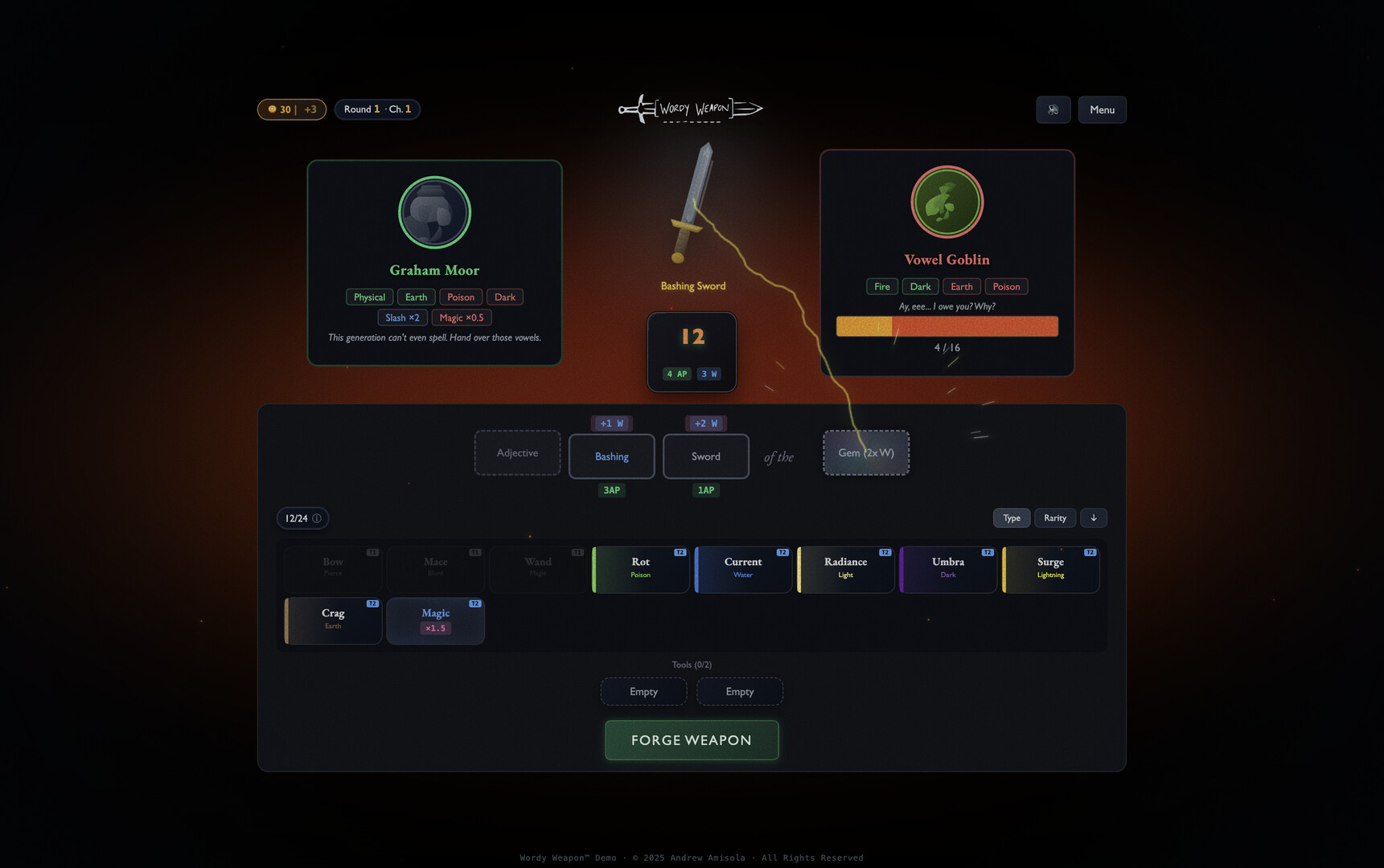 Wordy Weapon official in-game screenshot 1