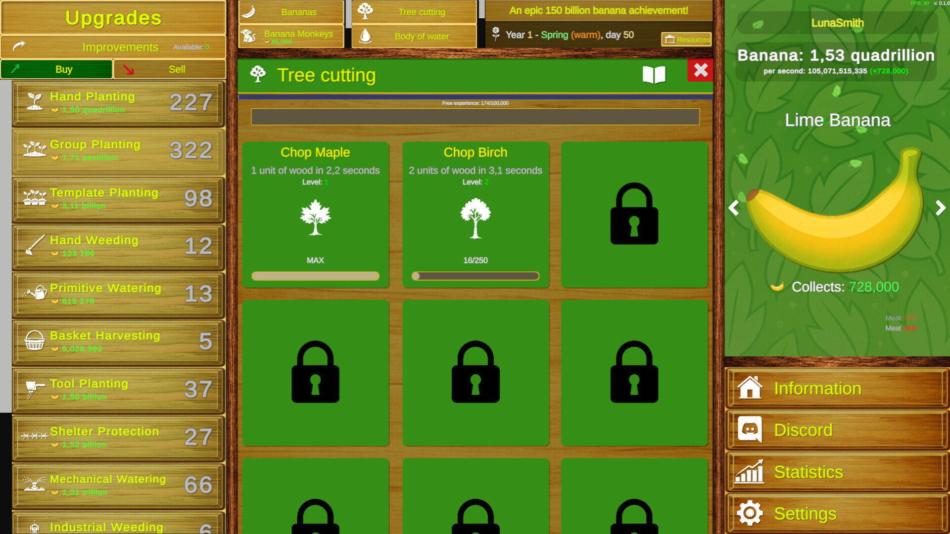 Banana Chaos Clicker official in-game screenshot 1