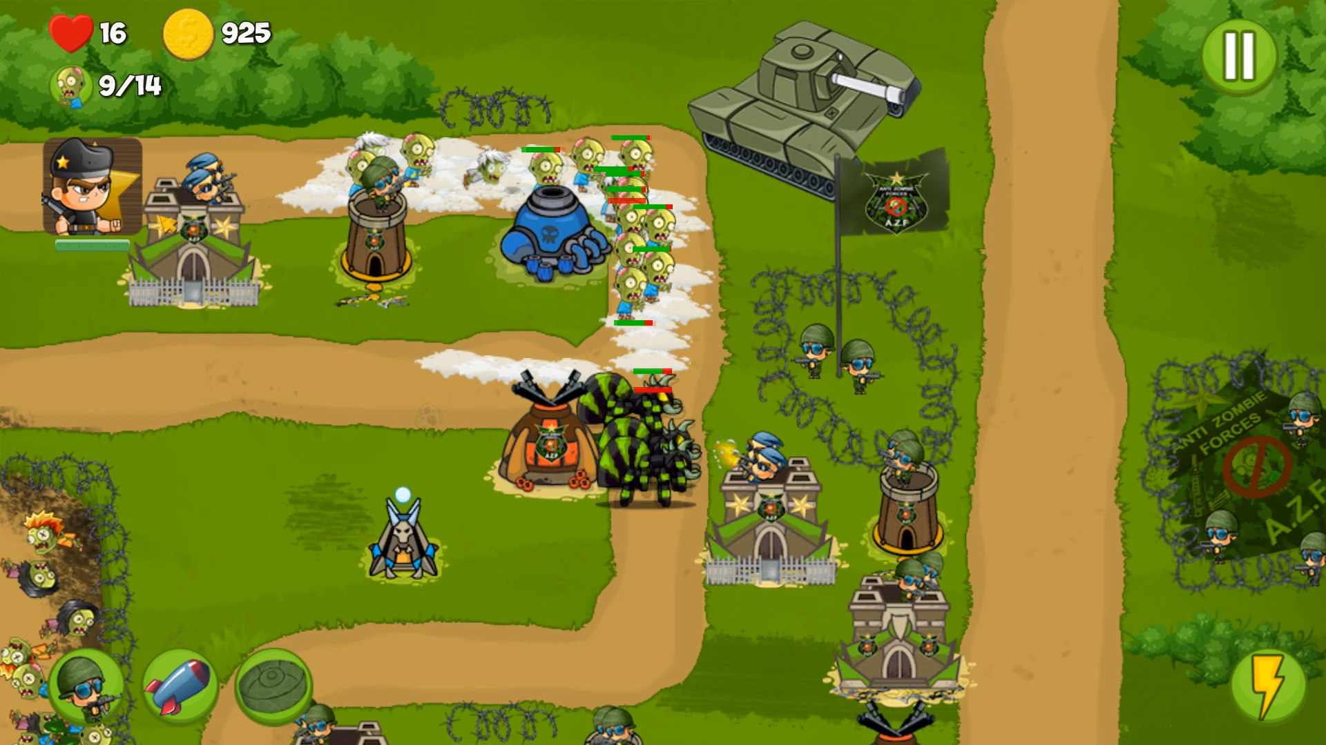 Zombie Wars: Invasion official in-game screenshot 1