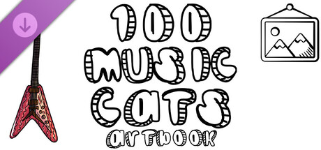100 Music Cats - Artbook cover artwork