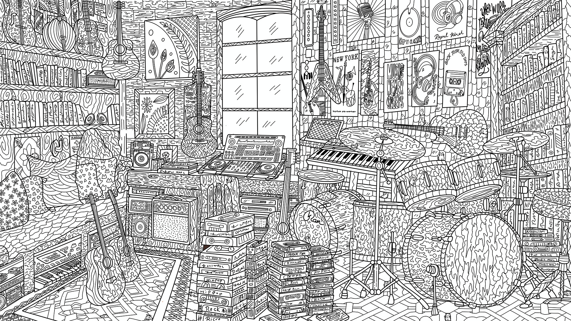 100 Music Cats - Artbook official in-game screenshot 1
