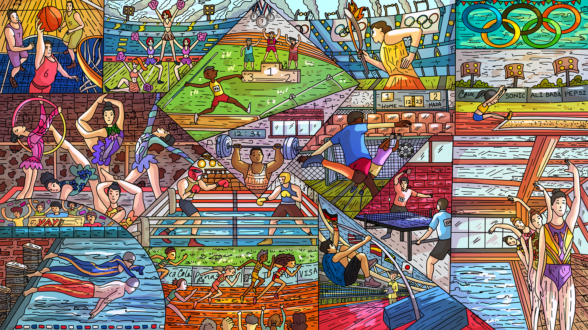100 Olympic Cats - Artbook official in-game screenshot 1