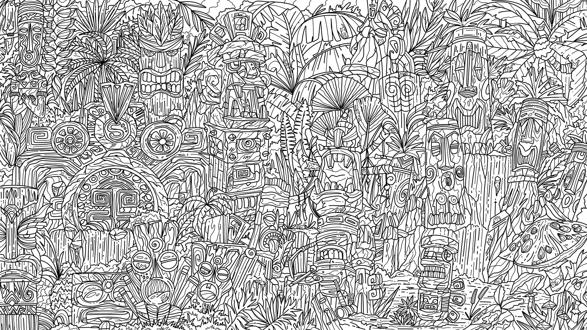 100 Tiki Cats - Artbook official in-game screenshot 1