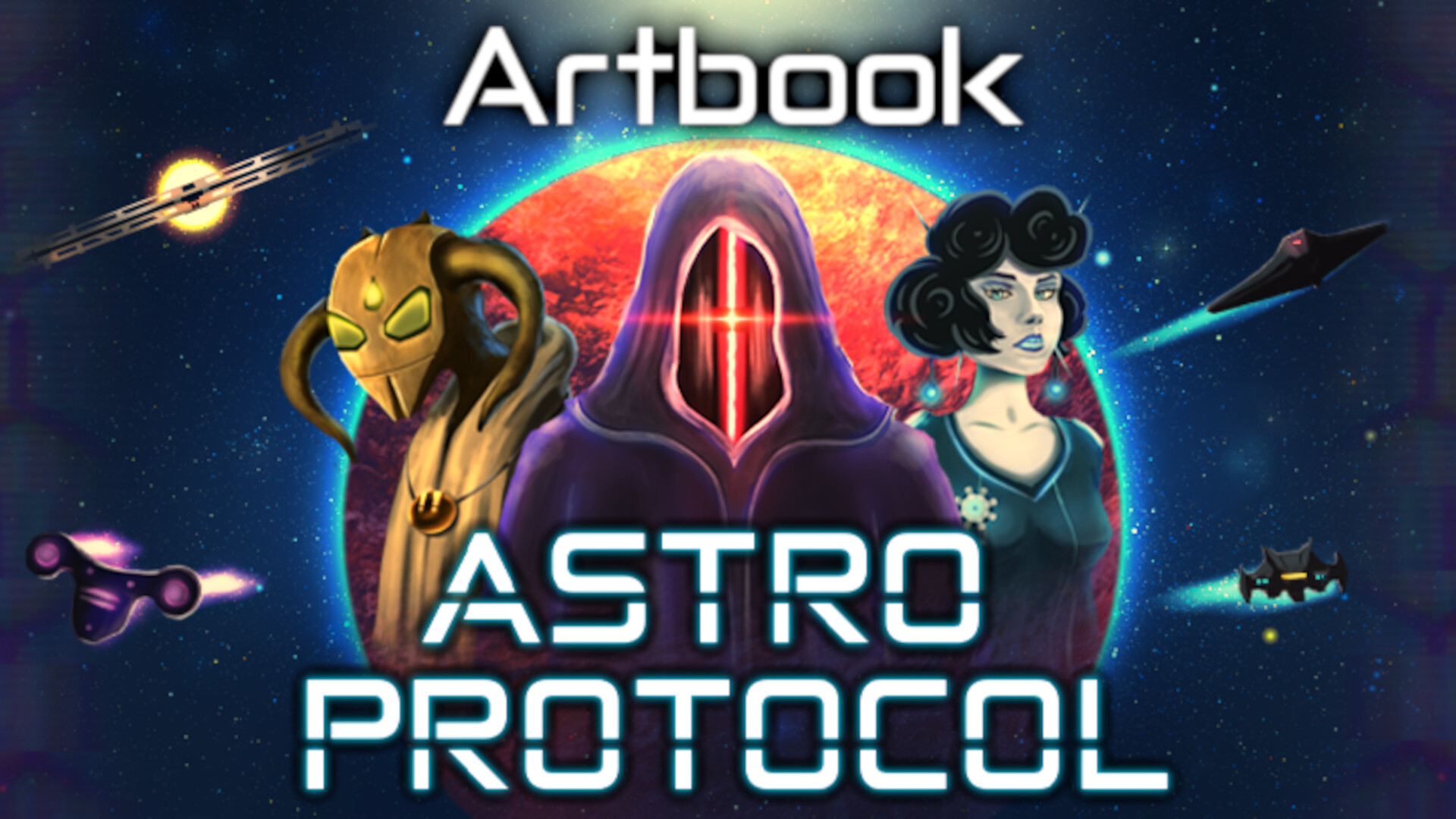 Astro Protocol - Digital Artbook official in-game screenshot 1