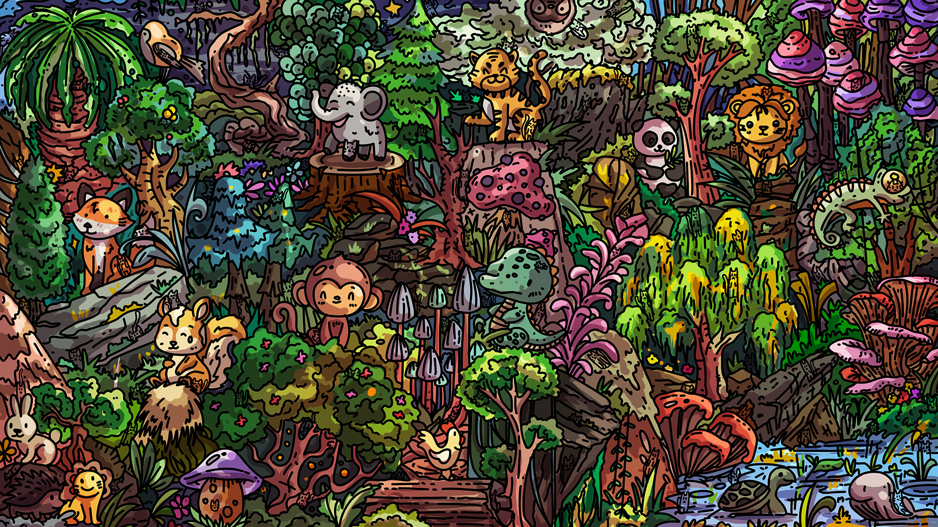 100 Nature Cats official in-game screenshot 1