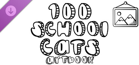 100 School Cats - Artbook cover artwork