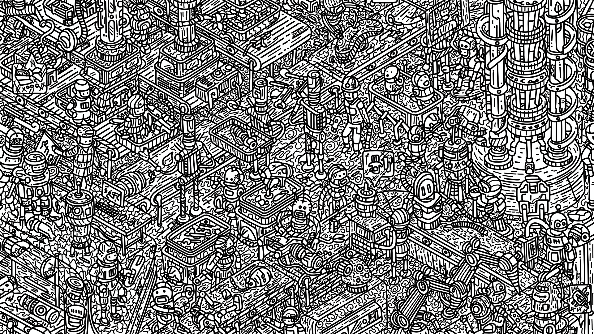 100 Factory Cats - Artbook official in-game screenshot 1