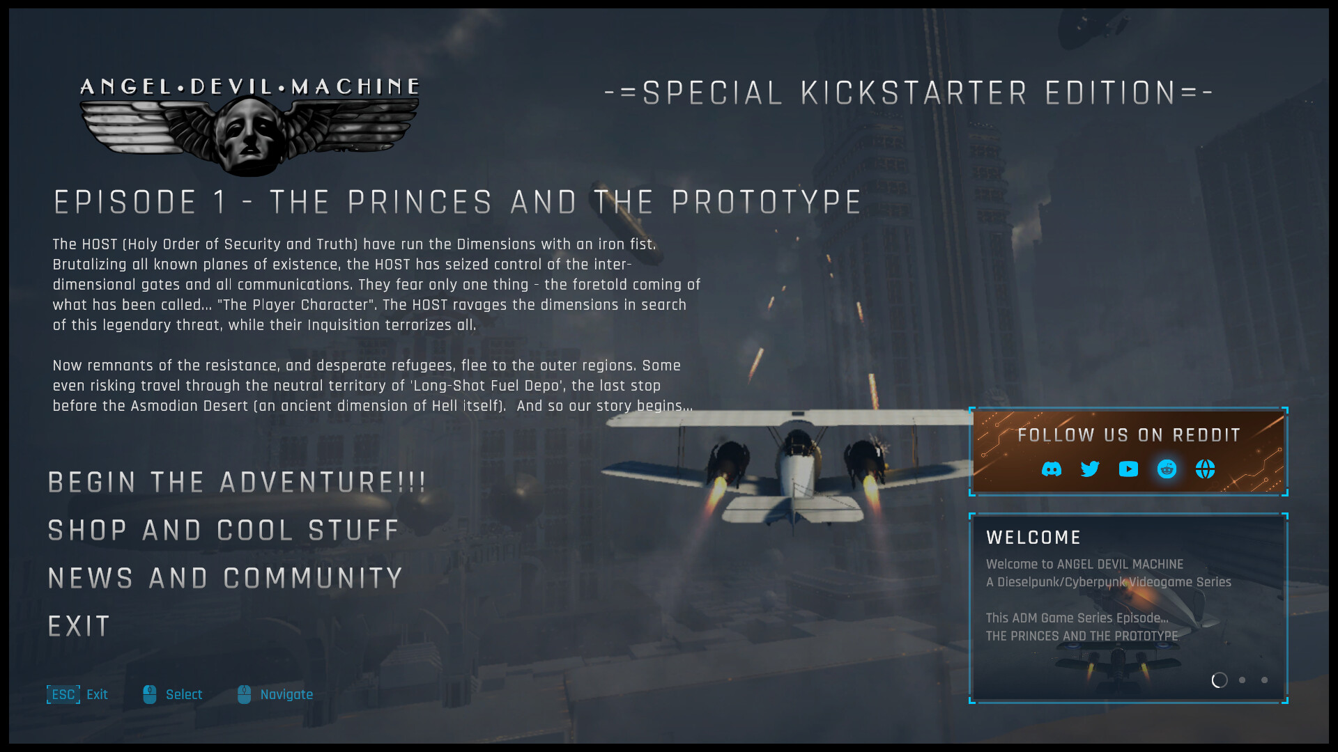 Angel Devil Machine - Episode 1: The Princes and the Prototype official in-game screenshot 1