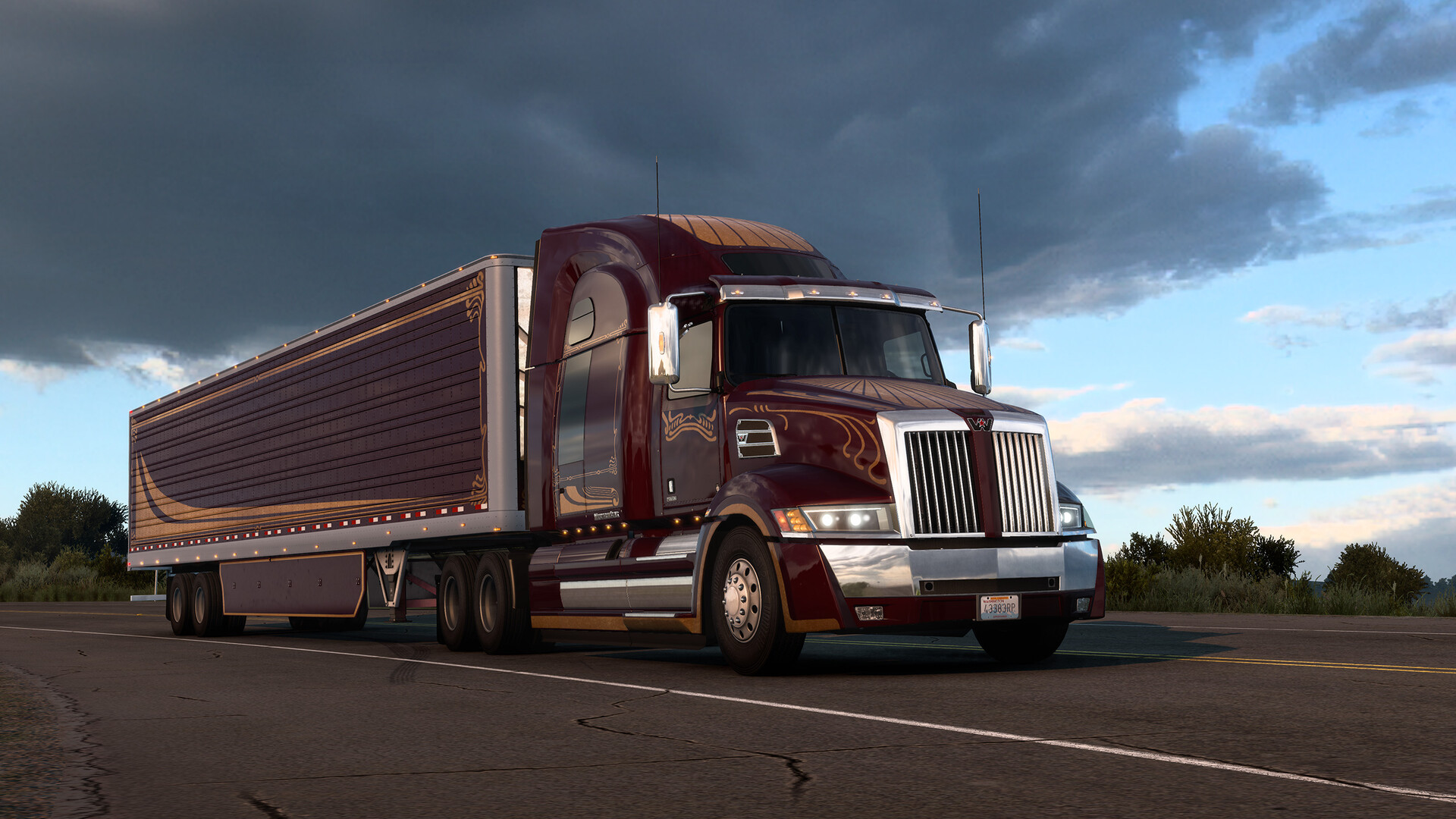 American Truck Simulator - Steampunk Paint Jobs Pack official in-game screenshot 1