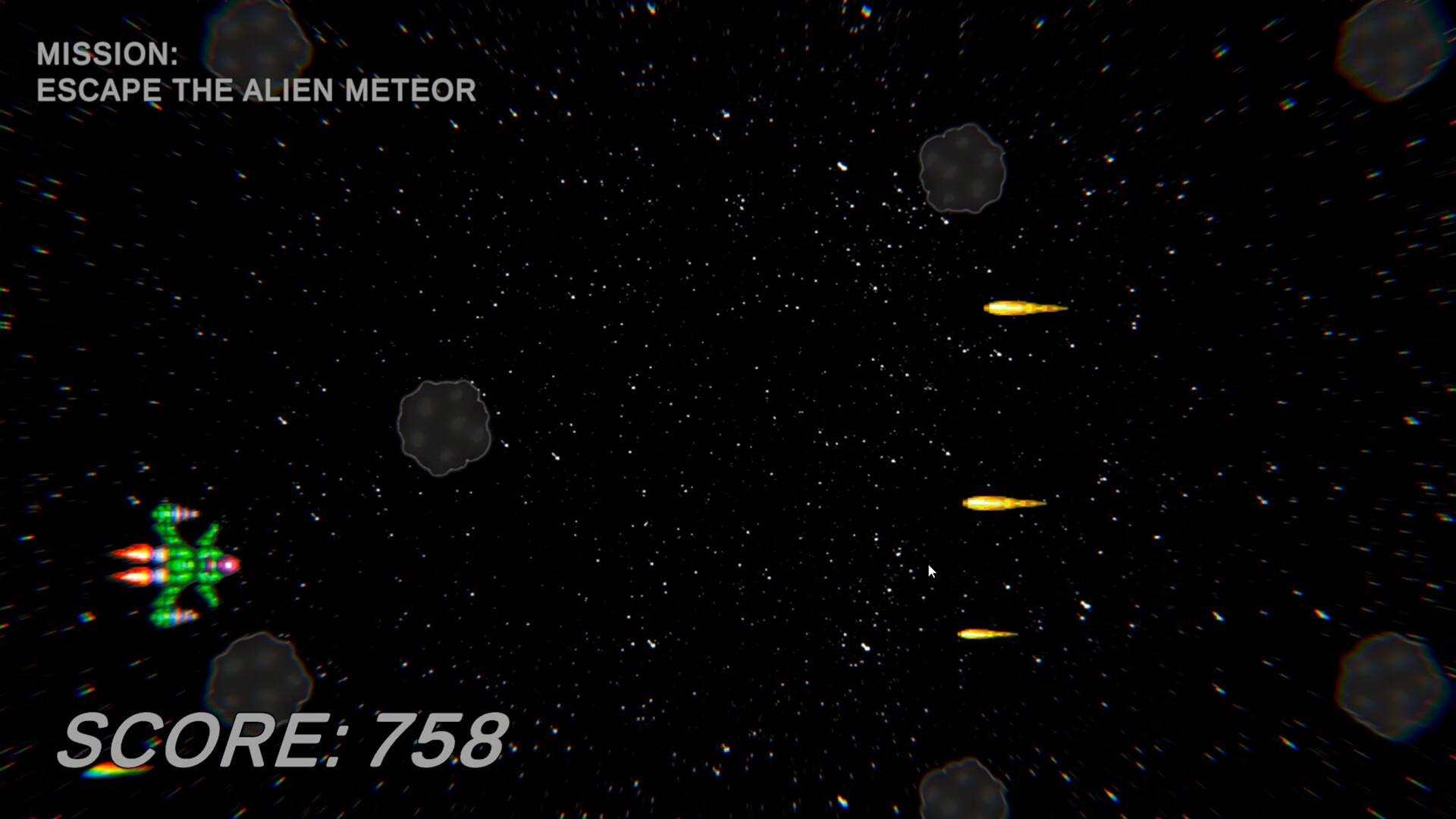 Alien Meteor Escape official in-game screenshot 1