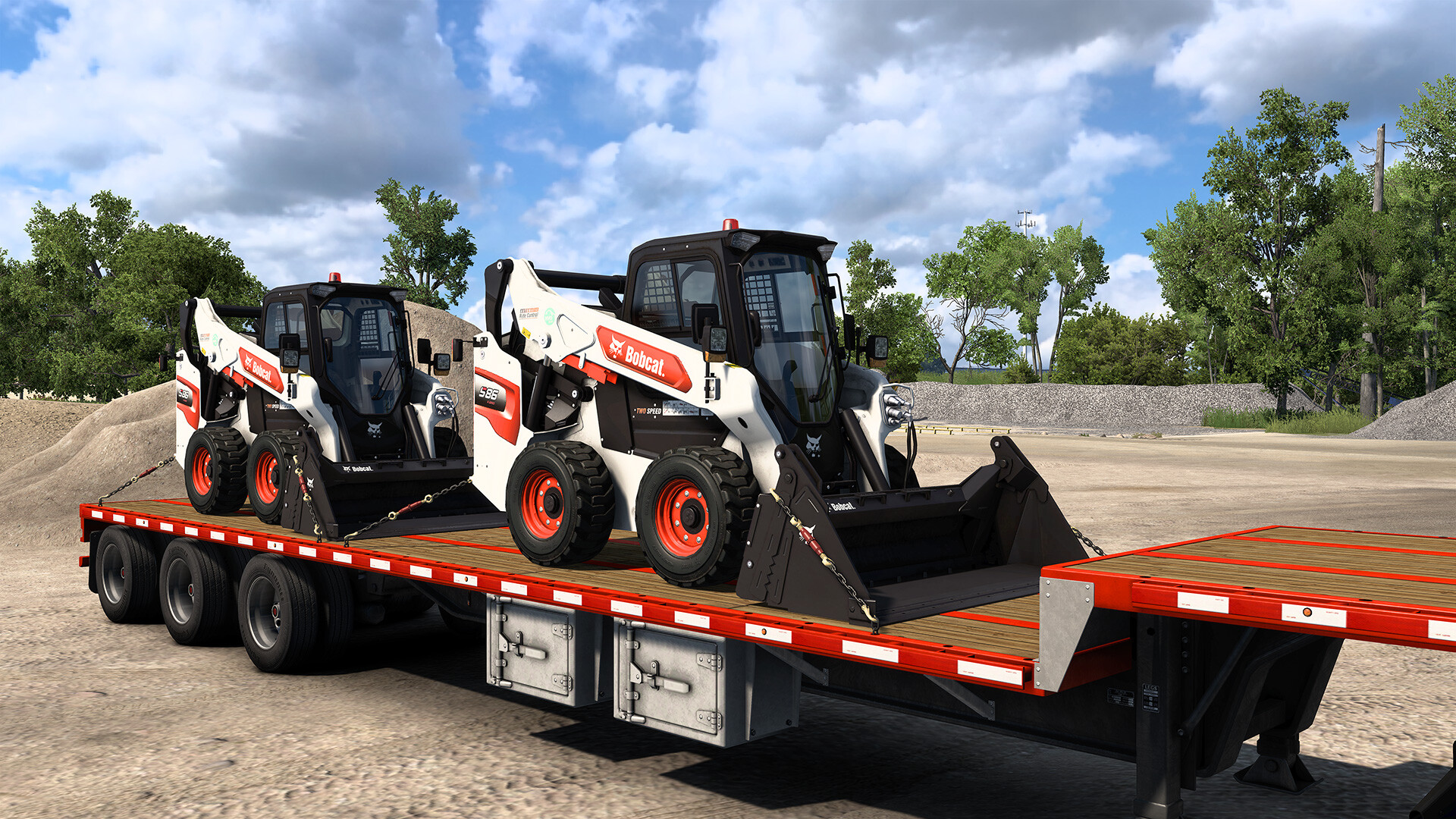 American Truck Simulator - Bobcat Cargo Pack official in-game screenshot 1