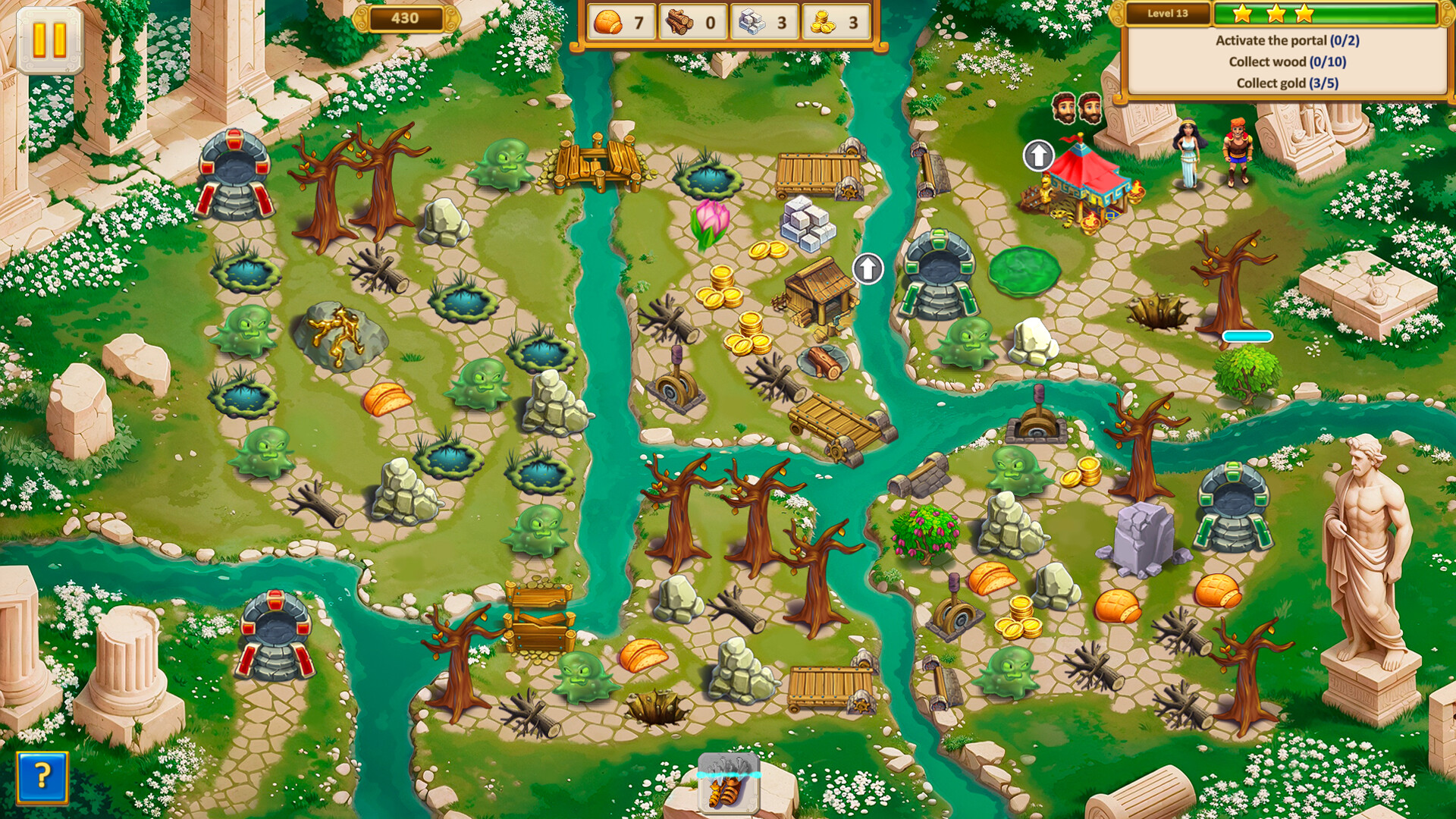 Argonauts Agency: Secret of the Labyrinth official in-game screenshot 1