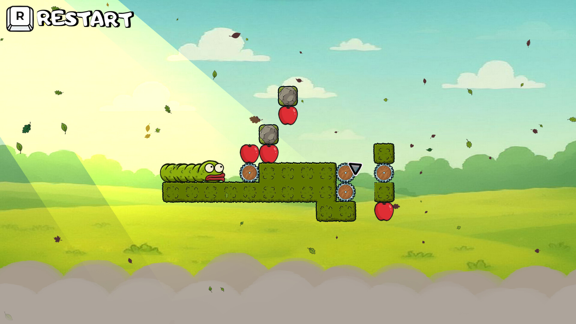 Wriggle apple official in-game screenshot 1