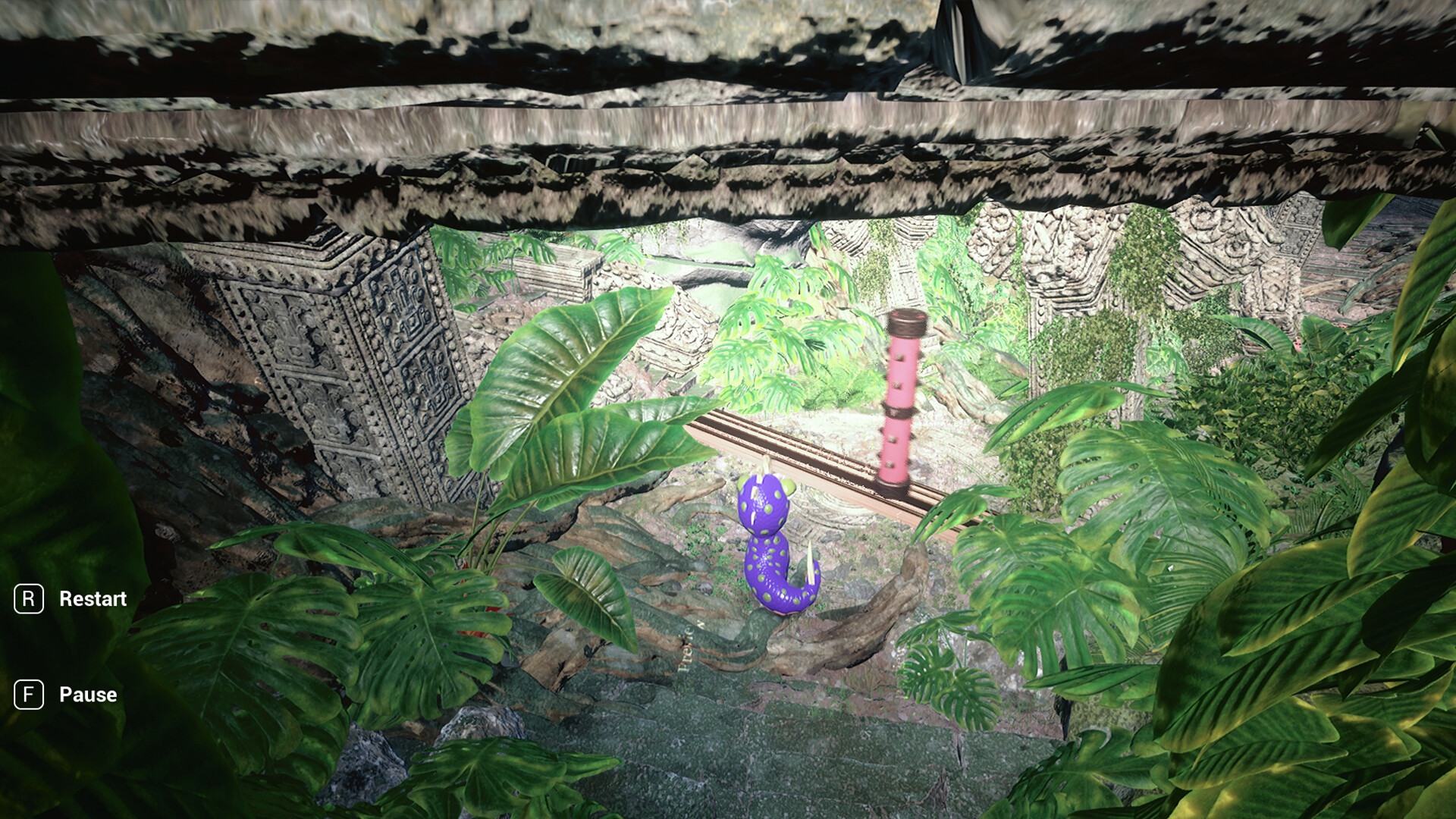 Worm in Ruins official in-game screenshot 1