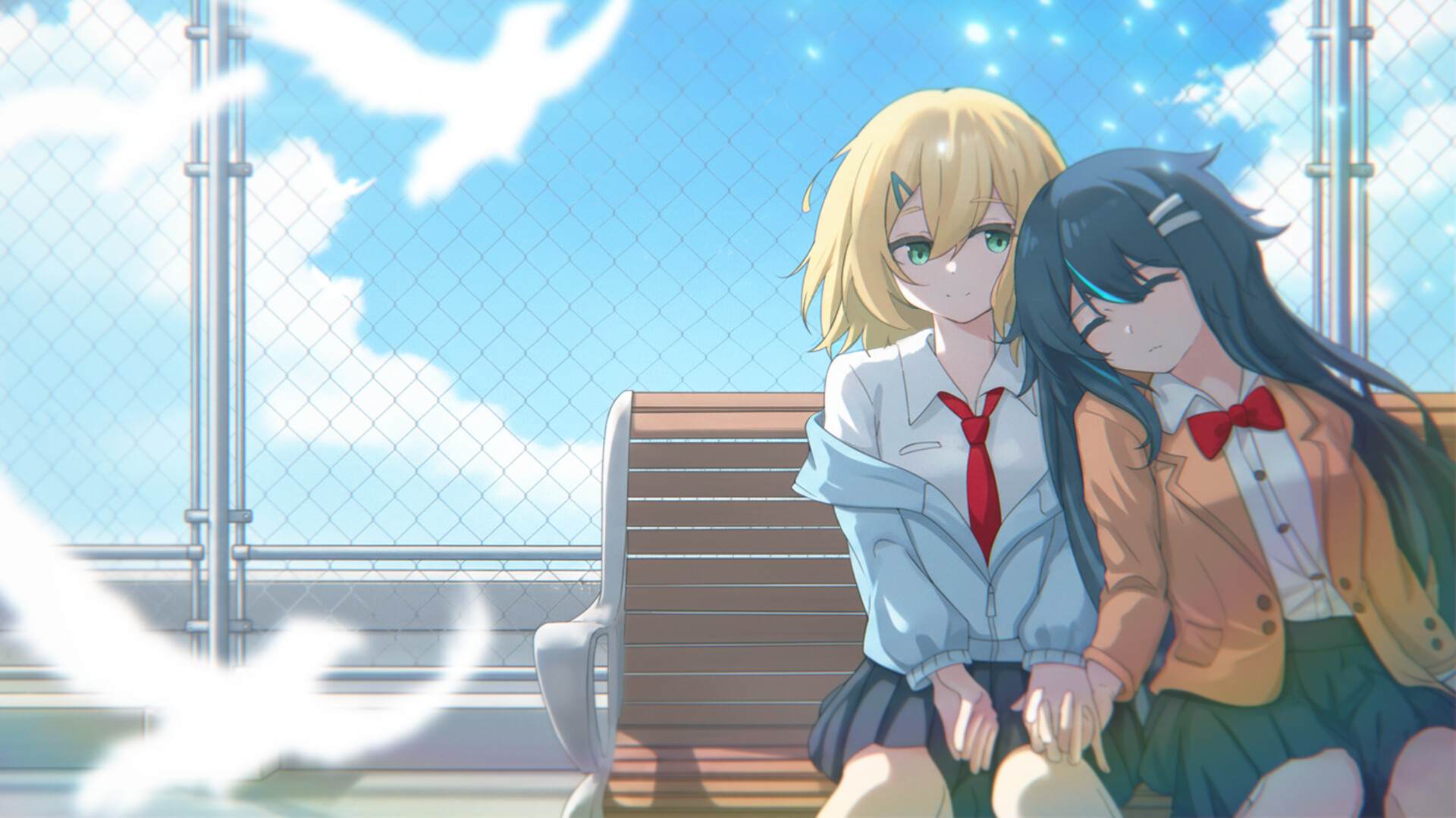 关于我被学姐捡回家当女友这件事 official in-game screenshot 1