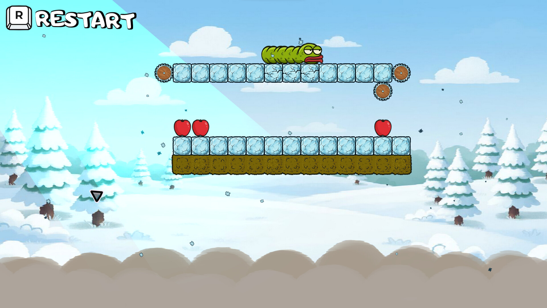 Wriggle apple 2 official in-game screenshot 1