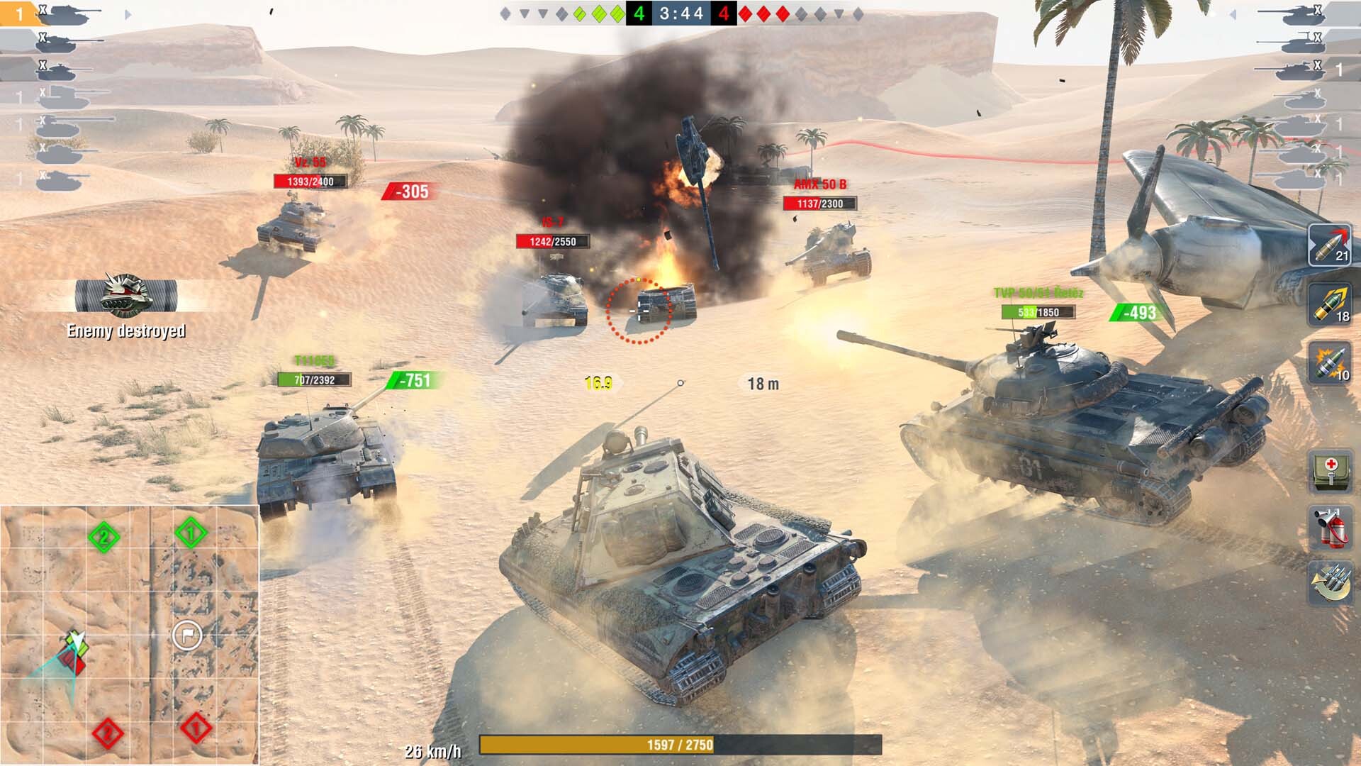 World of Tanks Blitz official in-game screenshot 1