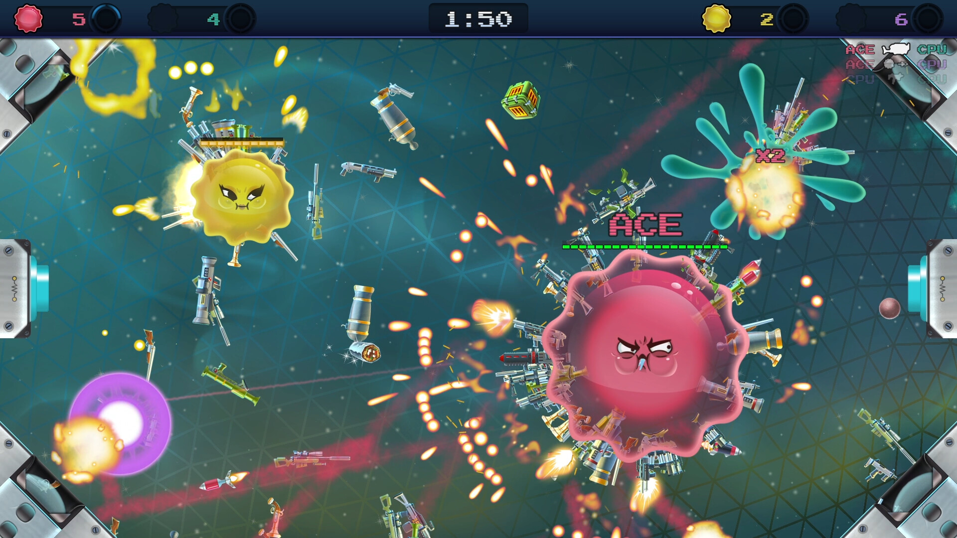 Armed and Gelatinous: Couch Edition official in-game screenshot 1