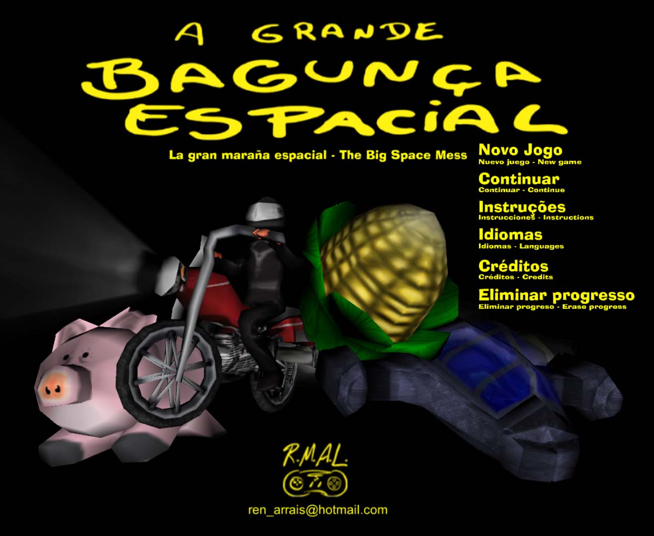 A grande bagunça espacial - The big space mess official in-game screenshot 1