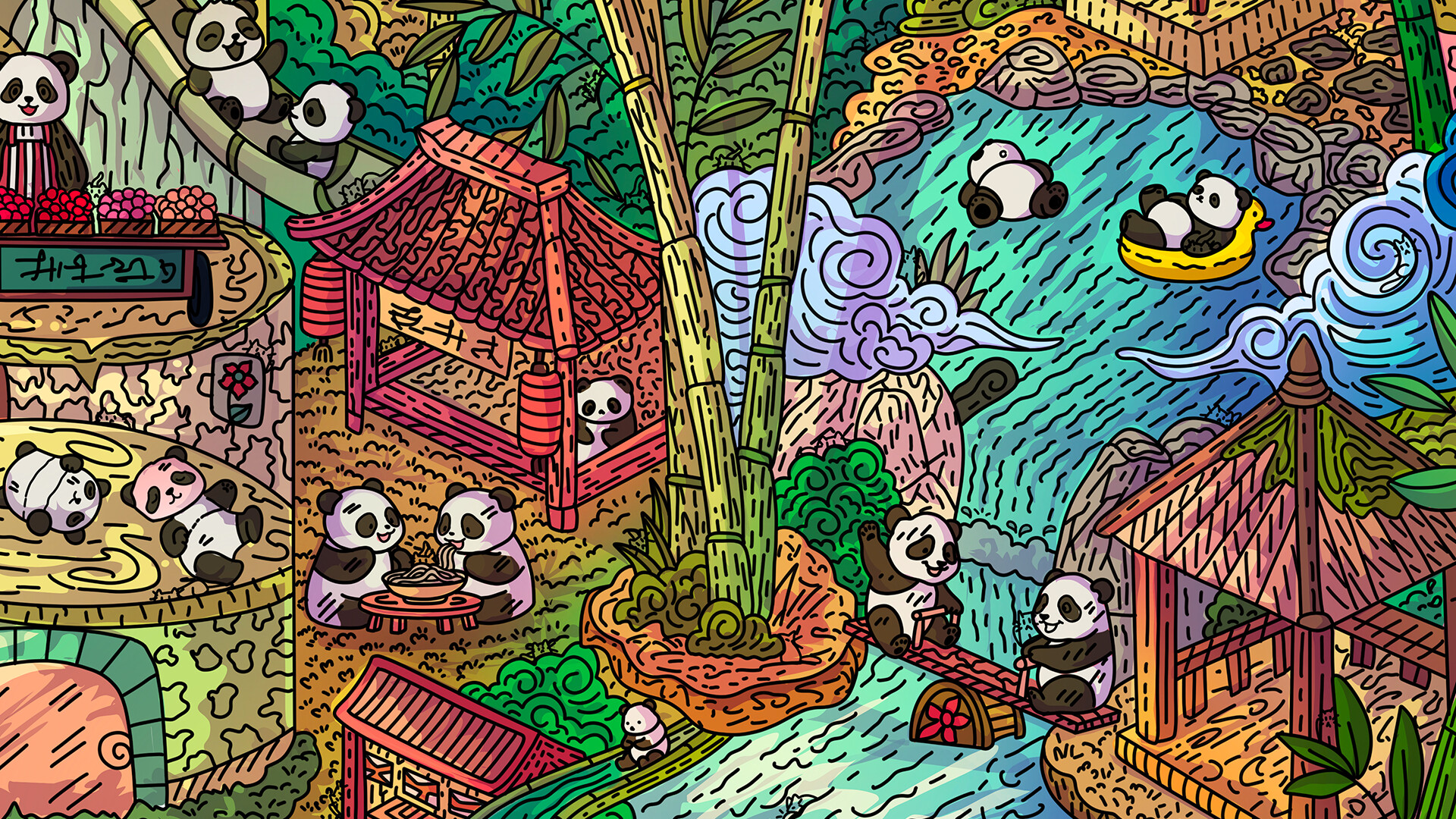 100 Panda Cats official in-game screenshot 1