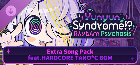 Yunyun Syndrome!? Rhythm Psychosis - Extra Pack feat. HARDCORE TANO*C BGM cover artwork