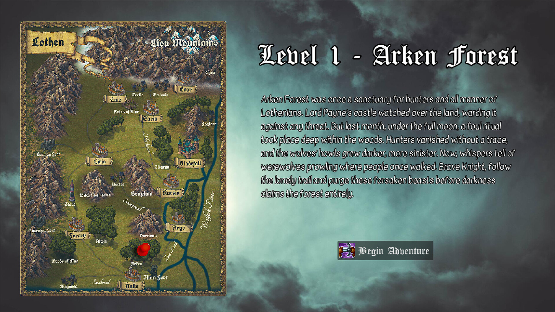 A Knight of Lothen official in-game screenshot 1