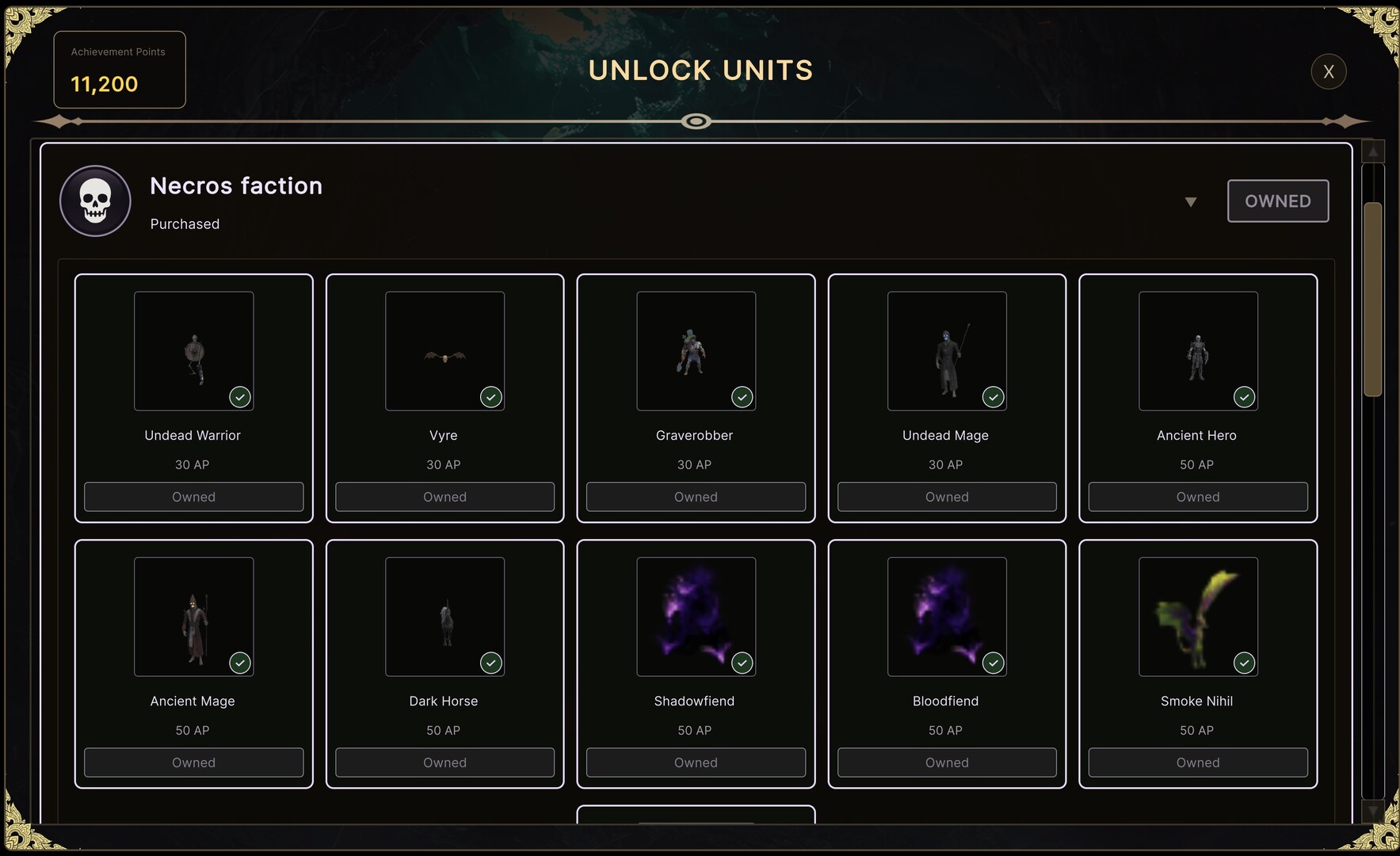 Age of Gods - Necros Faction official in-game screenshot 1