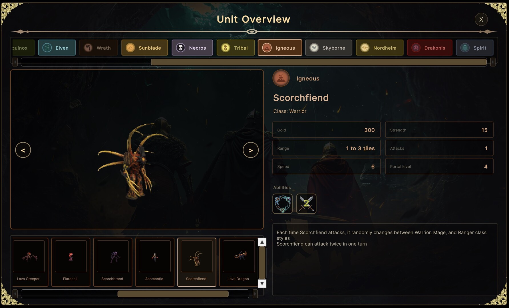 Age of Gods - Igneous Faction official in-game screenshot 1