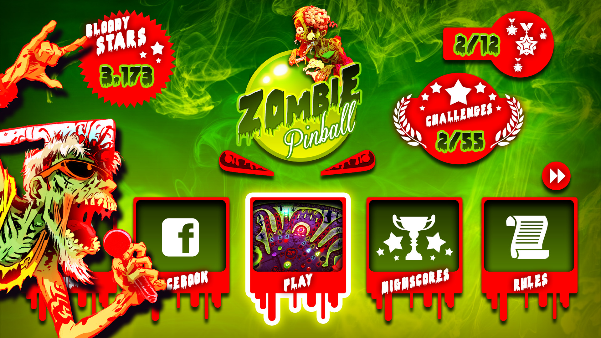 Zombie Pinball official in-game screenshot 1