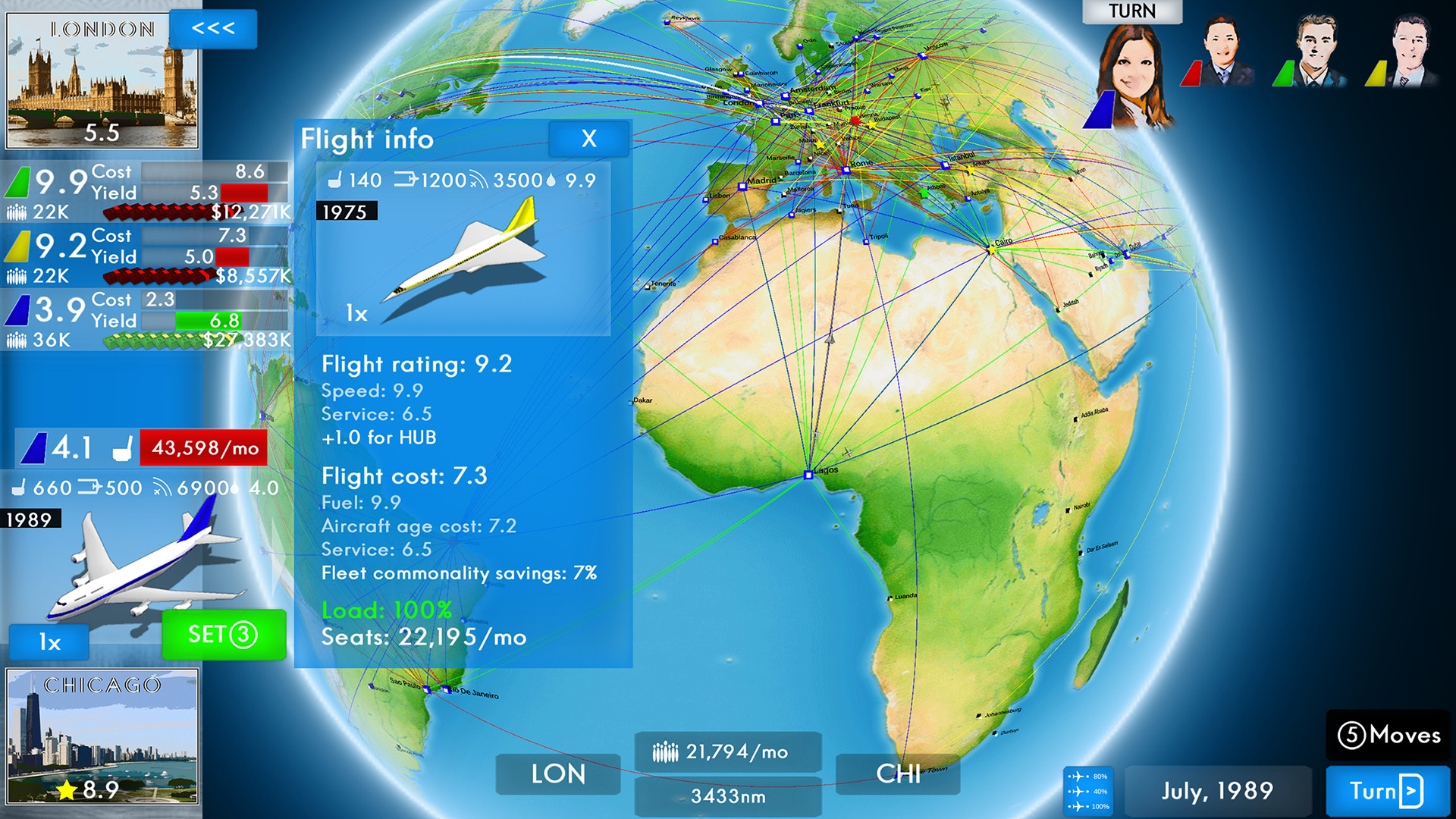Airline Director 2 - Tycoon Game official in-game screenshot 1