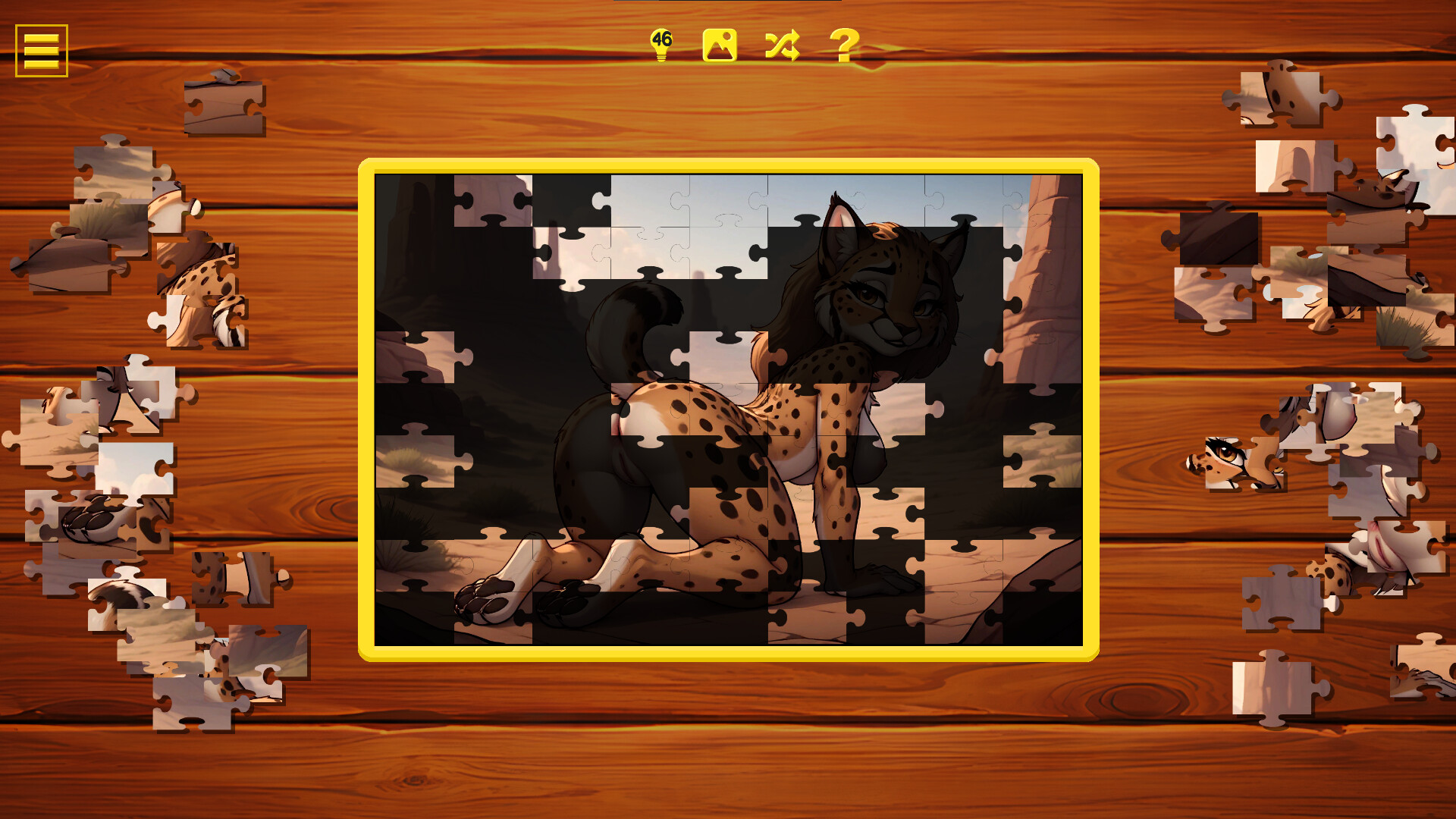 Wild West Furry - Hentai Jigsaw official in-game screenshot 1