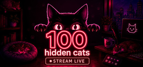 100 Hidden Cats Stream Live cover artwork