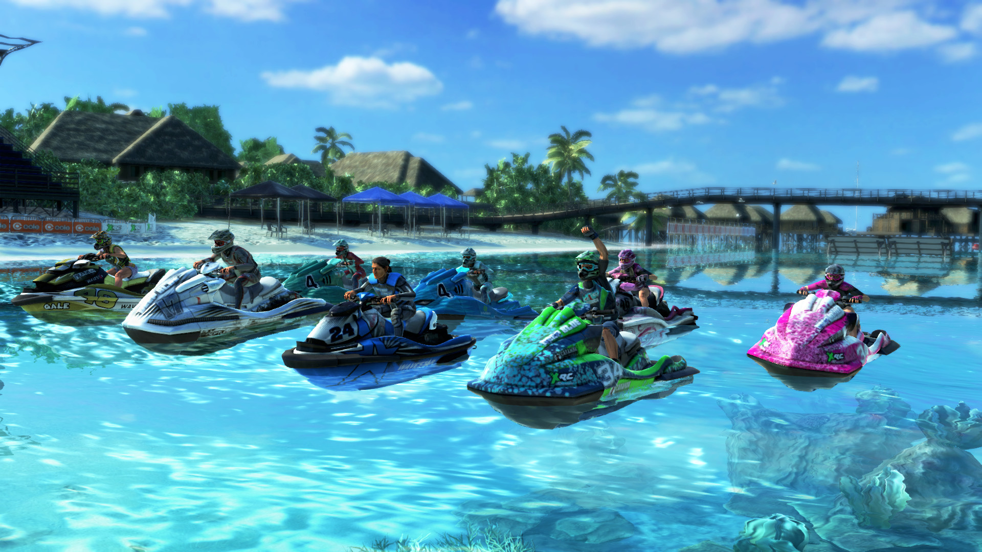 Aqua Moto Racing Utopia official in-game screenshot 1