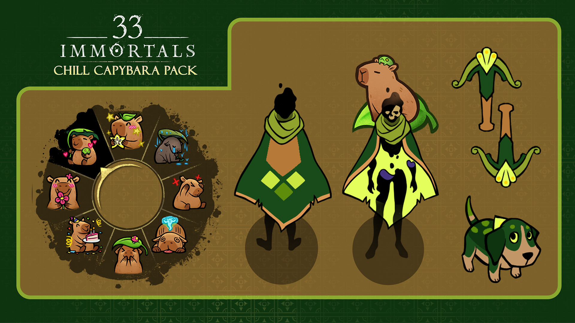 33 Immortals - Chill Capybara Pack official in-game screenshot 1