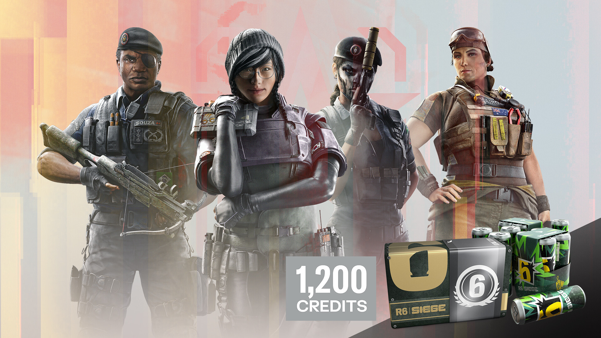 1,200 Welcome Pack - Rainbow Six Siege official in-game screenshot 1