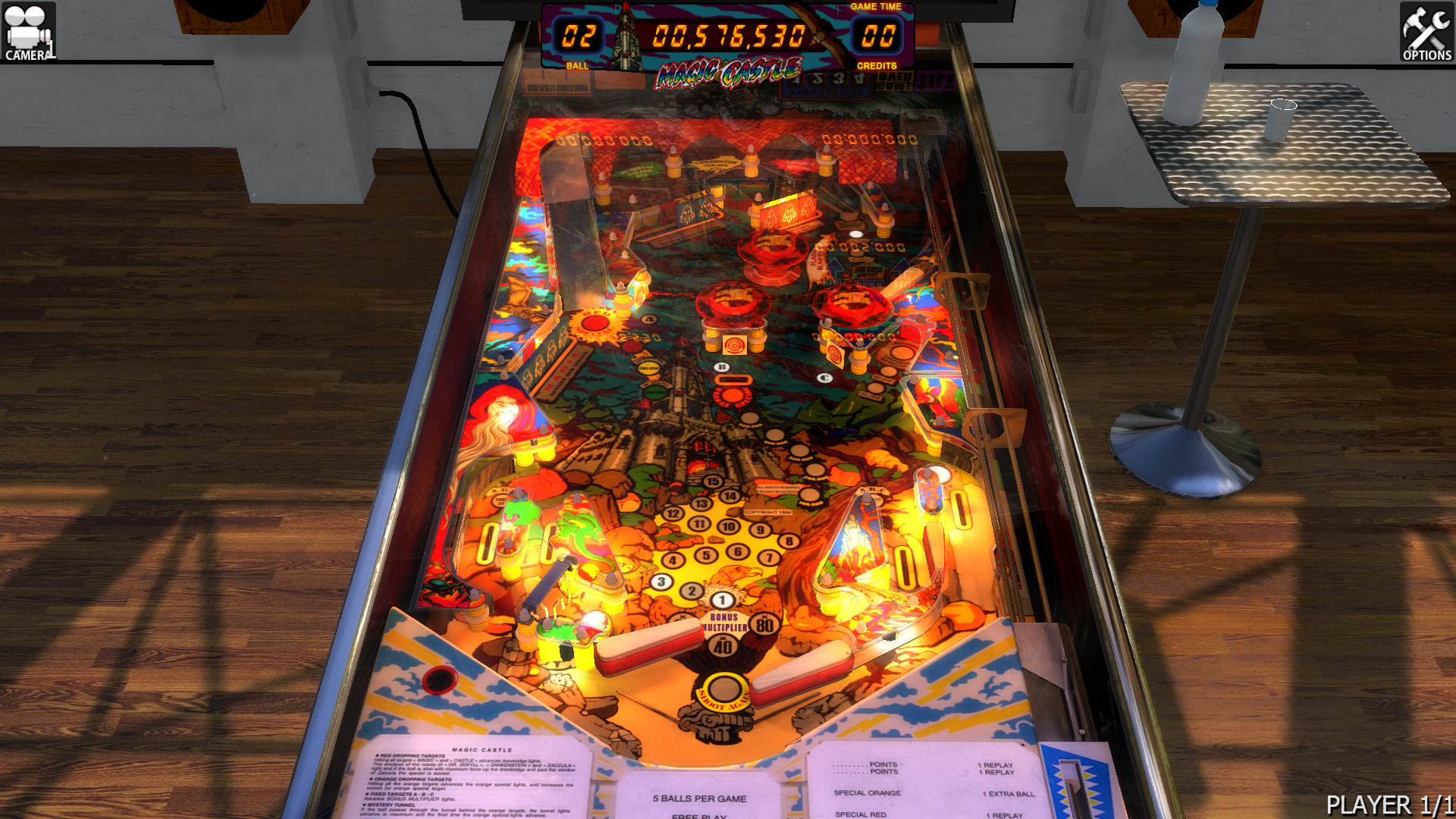 Zaccaria Pinball - Magic Castle Table official in-game screenshot 1