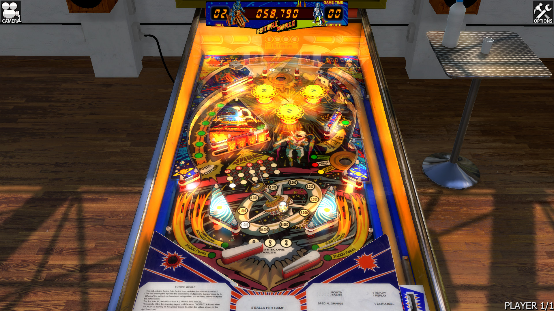 Zaccaria Pinball - Future World Table official in-game screenshot 1