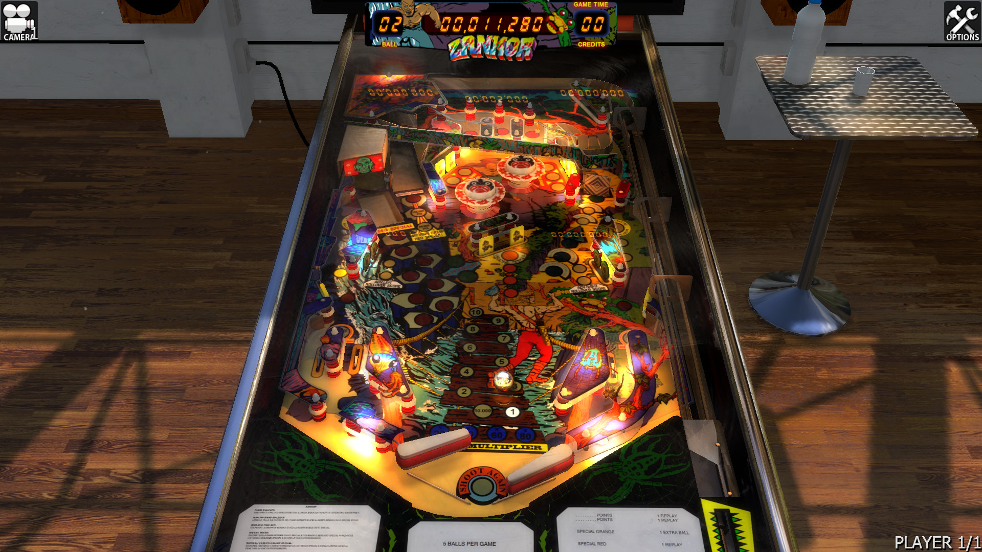Zaccaria Pinball - Zankor Table official in-game screenshot 1