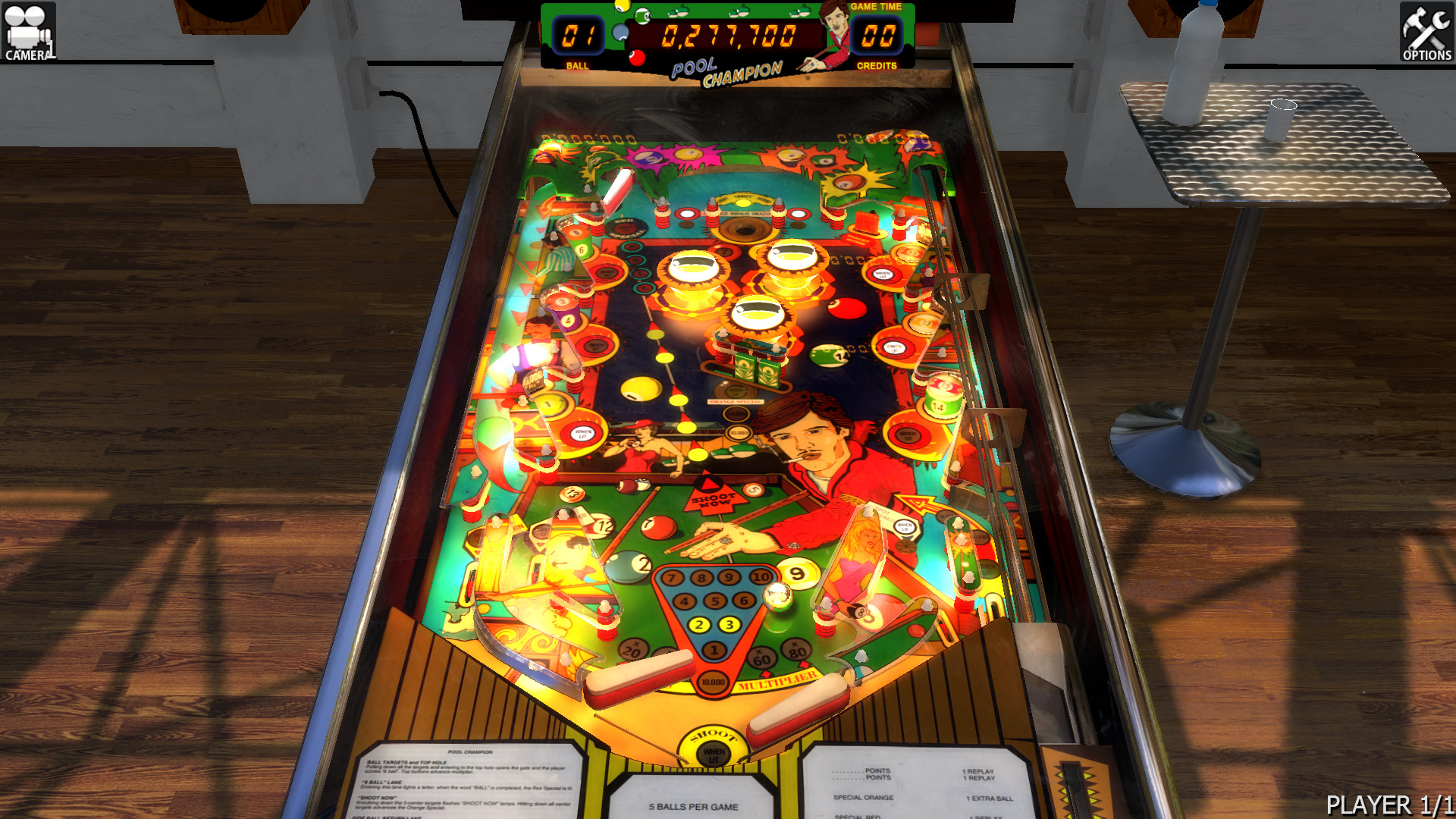 Zaccaria Pinball - Pool Champion Table official in-game screenshot 1