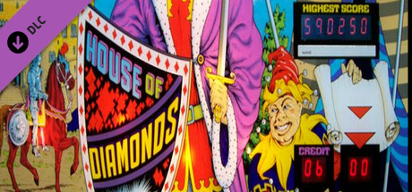 Zaccaria Pinball - House of Diamonds Table cover artwork