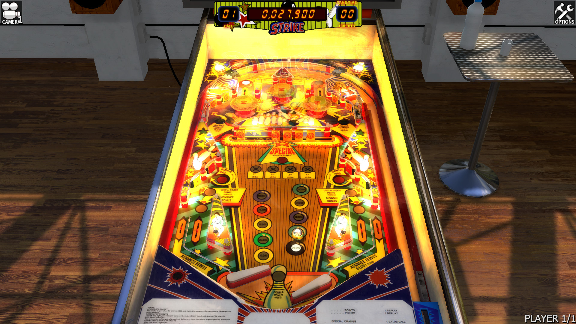 Zaccaria Pinball - Strike Table official in-game screenshot 1
